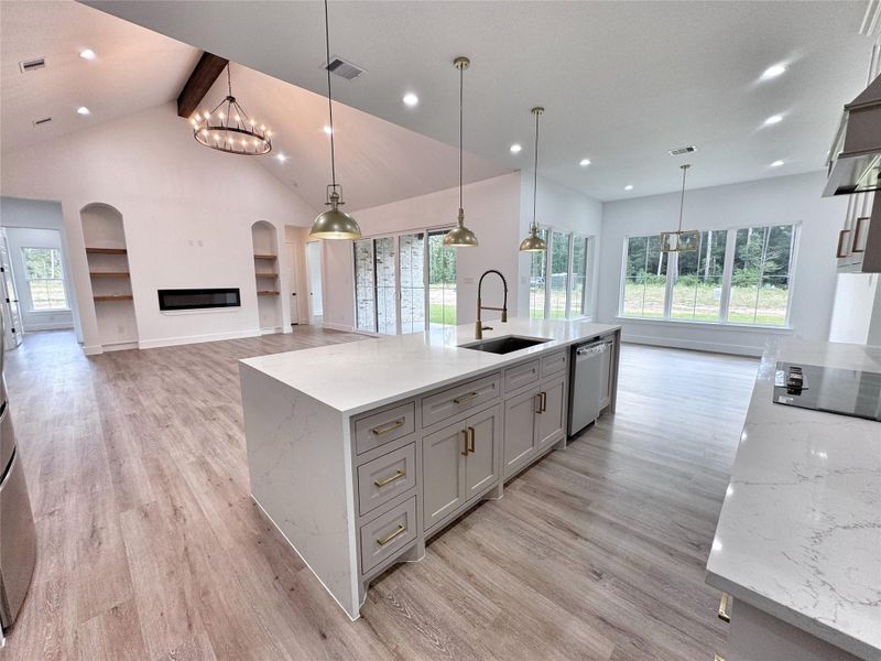 Furnished interior view inside a new home in , Conroe (Image 3). Furnished interior view inside a new home in , Conroe (Image 3).