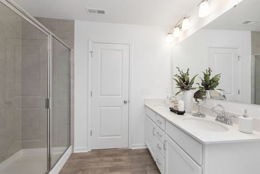 Representative furnished interior of a home built from the Wagner by True Homes in River Rock, Winston-Salem (Image 16).