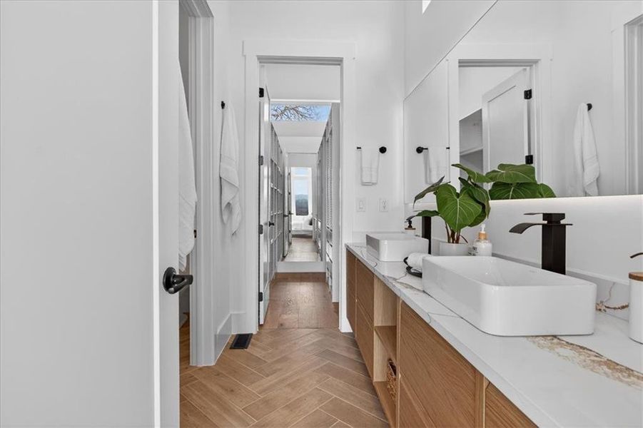 Furnished interior view inside a new home in , Canton (Image 27).