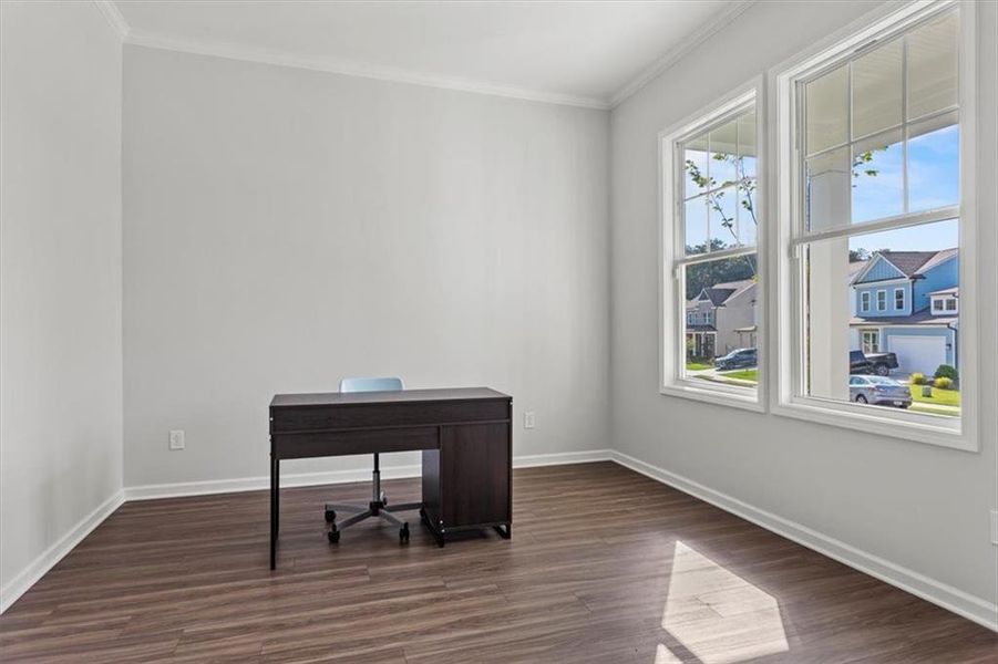 Furnished interior view inside a new home in Edgewater, Canton (Image 4).