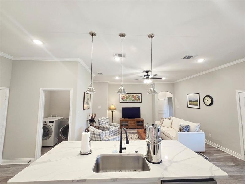 Furnished interior view inside a new home in , Greenville (Image 15). Furnished interior view inside a new home in , Greenville (Image 15).