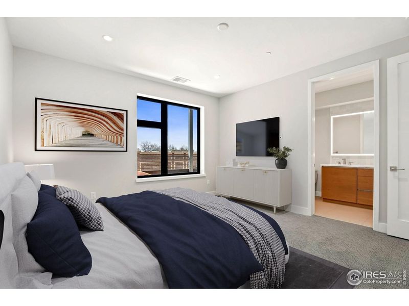 Furnished interior view inside a new home in , Loveland (Image 9).