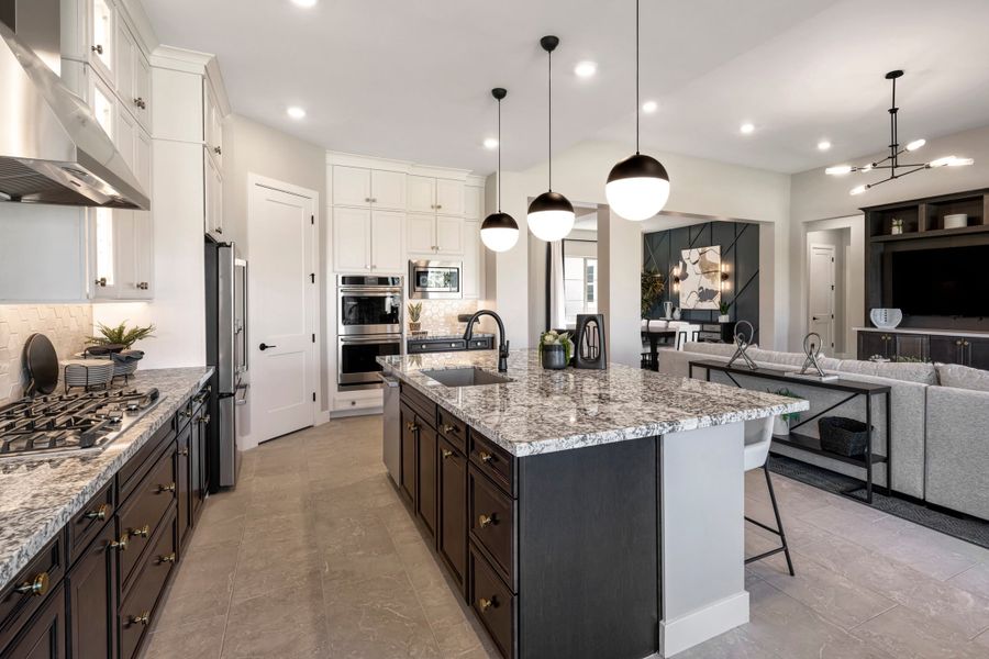 Representative furnished interior of a home built from the Cholla Plan 5541 by Tri Pointe Homes in Whispering Hills, Laveen (Image 7).