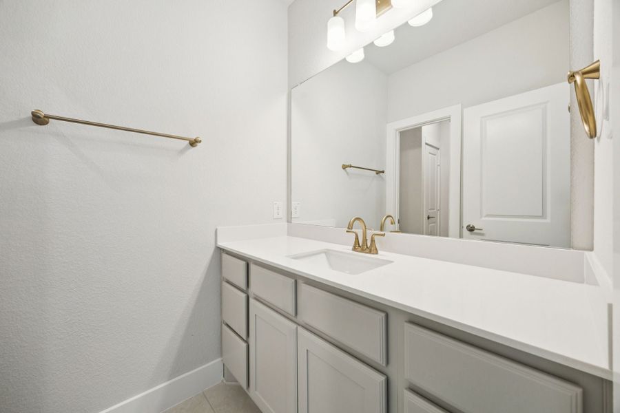 Representative furnished interior of a home built from the Kenai by Centre Living Homes in Painted Tree Lakeside, McKinney (Image 17).