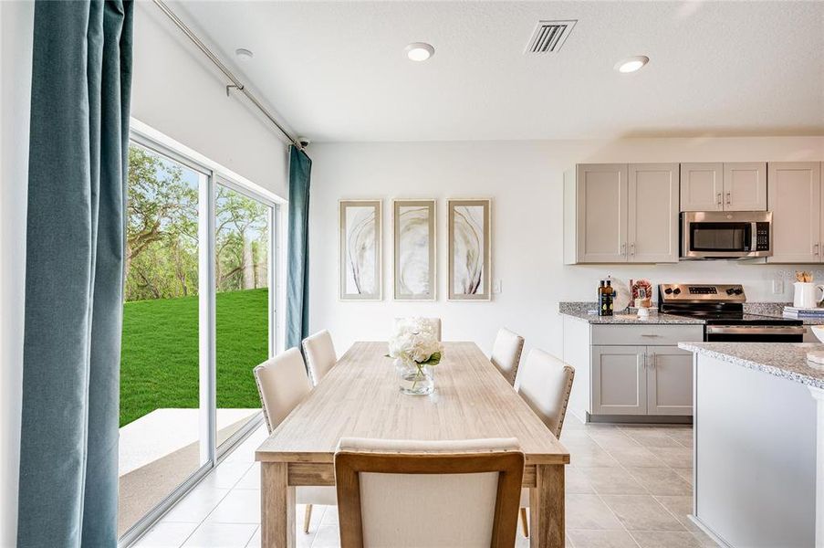 Furnished interior view inside a new home in Palm Wind, Hudson (Image 26).
