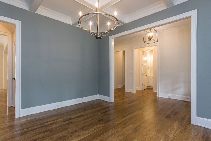 Representative unfurnished interior of a home built from the Shelby Tudor by Homes by Dickerson in Cattail, Clayton (Image 9).