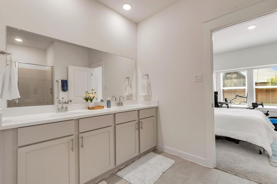 Furnished interior view inside a new home in Crosswinds, Kyle (Image 18).