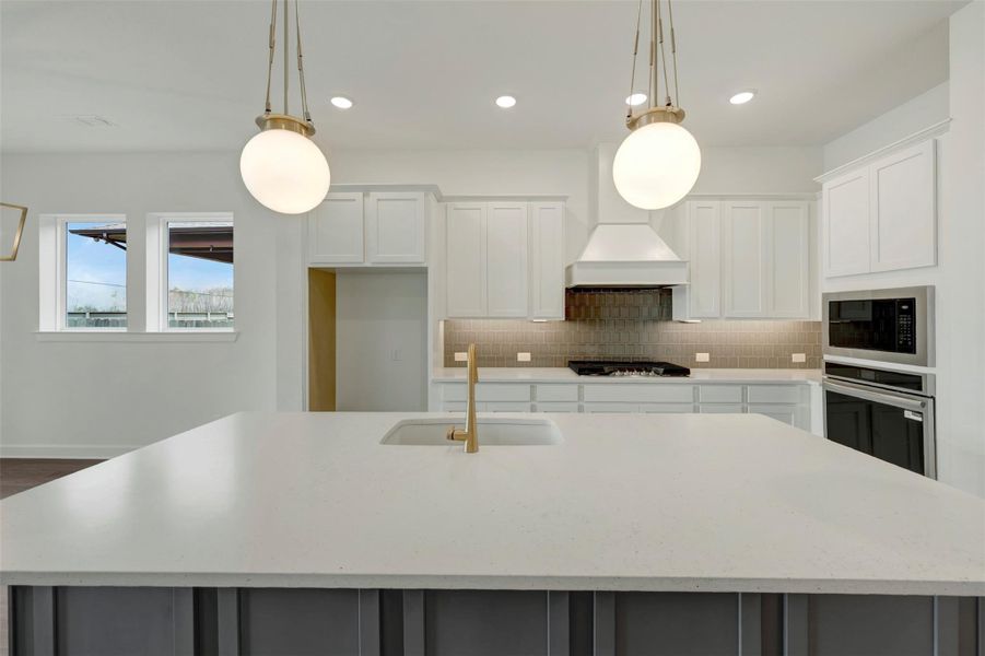 Furnished interior view inside a new home in Pomona 45' Homesites, Manvel (Image 5).