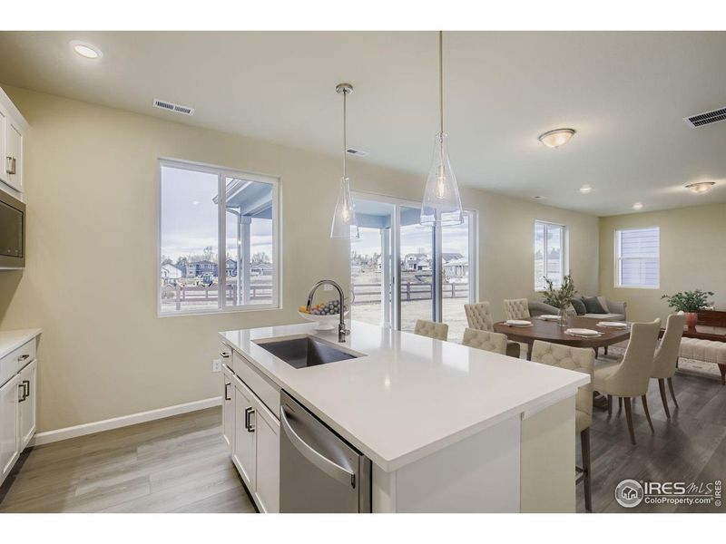 Furnished interior view inside a new home in Country Club Reserve, Fort Collins (Image 11).