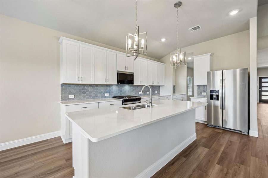 Furnished interior view inside a new home in Lakehaven - Premier Series, Farmersville (Image 8).