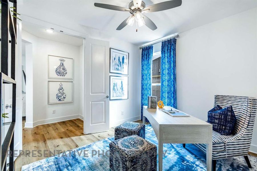 Furnished interior view inside a new home in Bel Air Village: 50ft. lots, Sherman (Image 29).