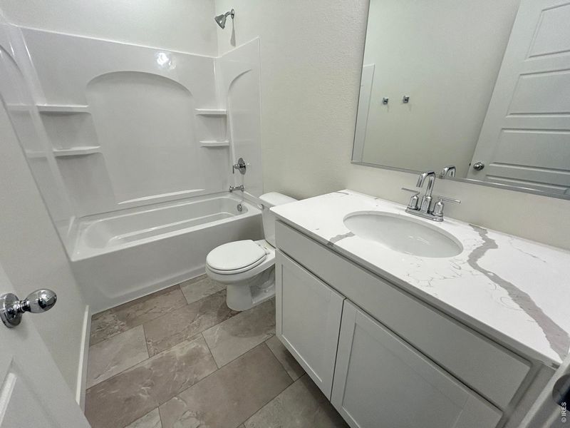 Furnished interior view inside a new home in Union Colony West, Greeley (Image 7).