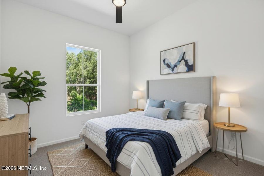 Furnished interior view inside a new home in , Jacksonville (Image 16).
