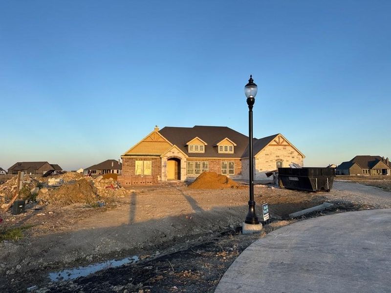 In-progress construction of a new home in Rocky Top, Krum, TX (Image 6). In-progress construction of a new home in Rocky Top, Krum, TX (Image 6).