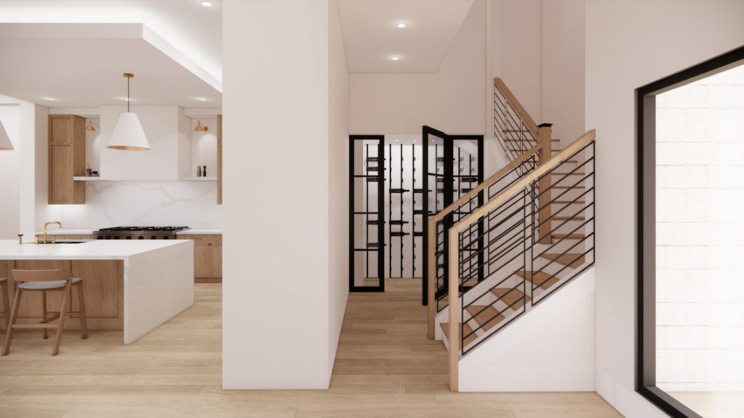 Furnished interior view inside a new home in , Kingsland (Image 11).