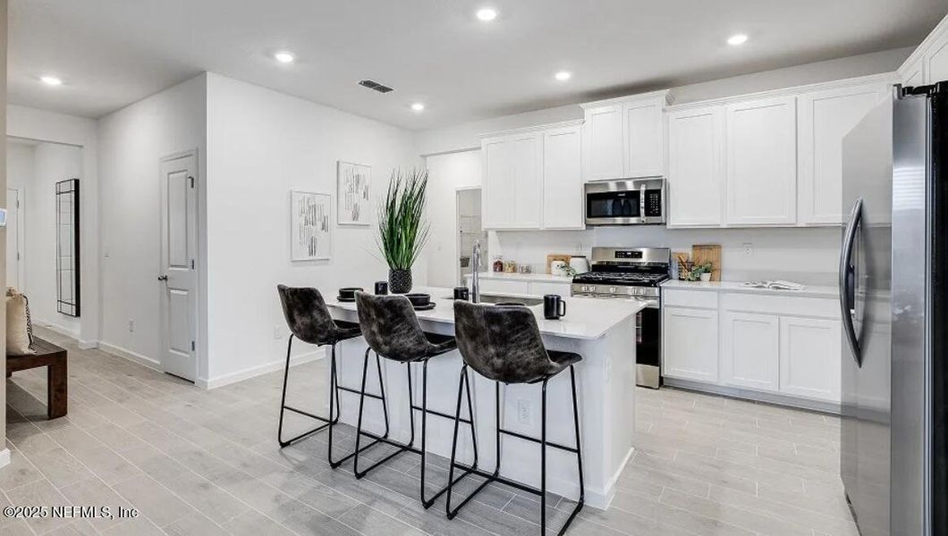 Furnished interior view inside a new home in , St. Johns (Image 9).