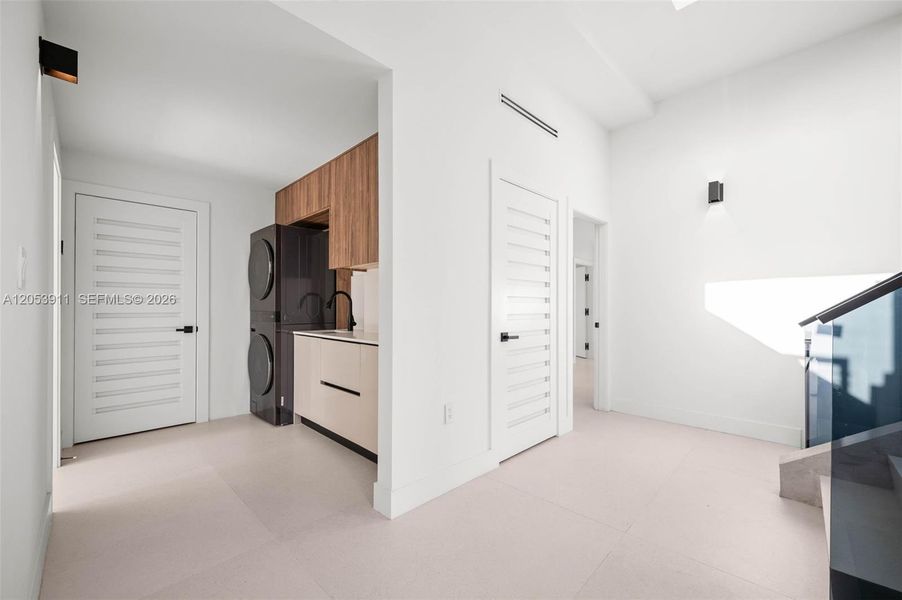 Furnished interior view inside a new home in , Miami (Image 9). Furnished interior view inside a new home in , Miami (Image 9).