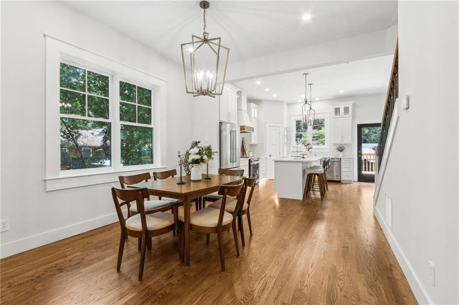 Furnished interior view inside a new home in , Pine Lake (Image 19).