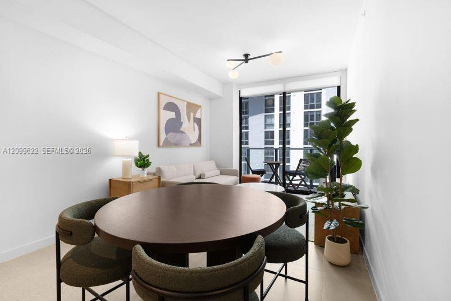 Furnished interior view inside a new home in , Miami (Image 5). Furnished interior view inside a new home in , Miami (Image 5).