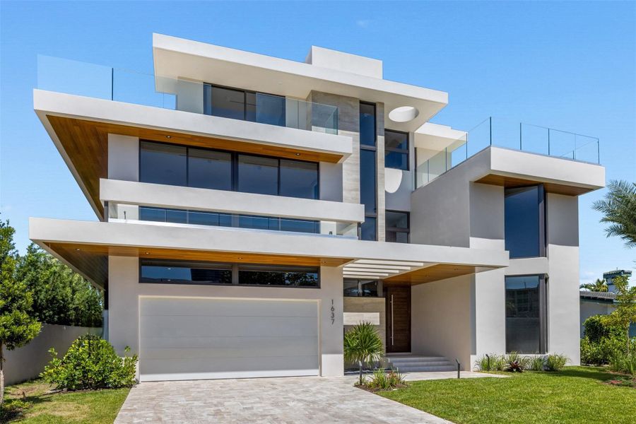 Front exterior of a new home in , Fort Lauderdale, FL, highlighting curb appeal (Image 27).
