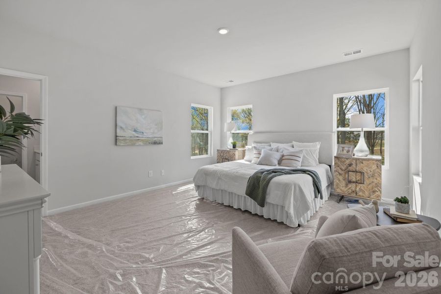 Furnished interior view inside a new home in McFarland Estates, York (Image 18).