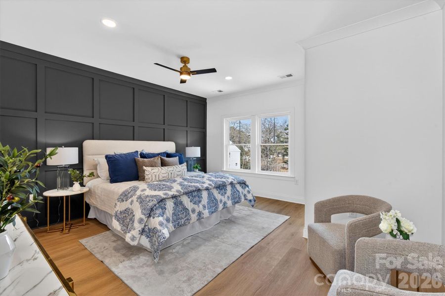 Furnished interior view inside a new home in , Charlotte (Image 30).