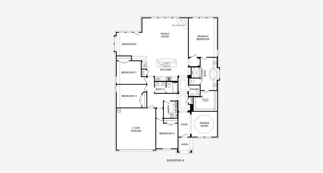 2D floor plan layout of this home in Coyote Crossing, Godley, TX (Image 5). 2D floor plan layout of this home in Coyote Crossing, Godley, TX (Image 5).
