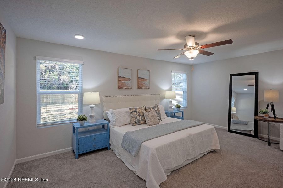 Furnished interior view inside a new home in , Jacksonville (Image 35).