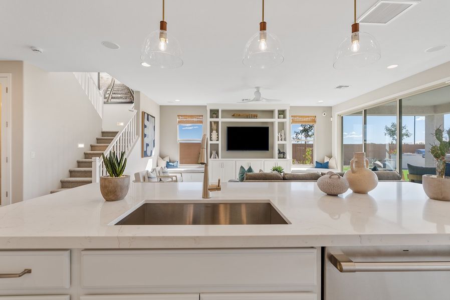 Furnished interior view inside a new home in Artisan at Asante, Surprise (Image 12).