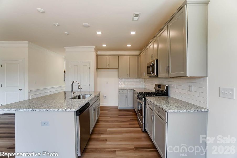 Furnished interior view inside a new home in Ashton Park, Monroe (Image 5).