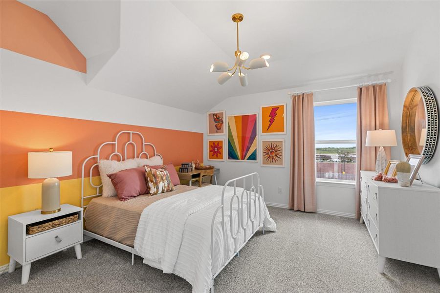 Furnished interior view inside a new home in Beamer Villas, Friendswood (Image 35).