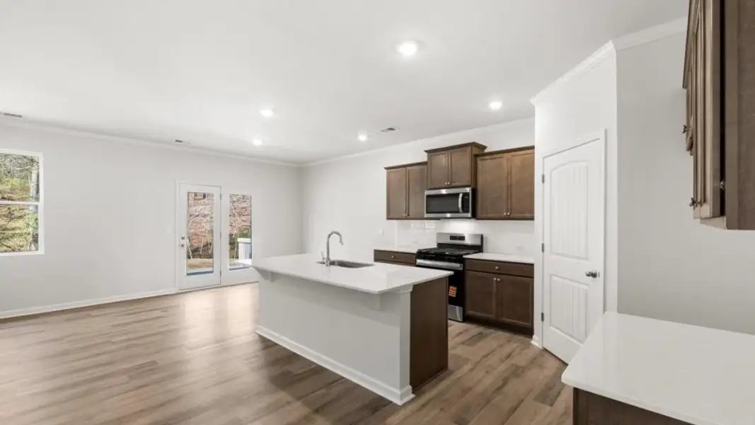 Furnished interior view inside a new home in Liberty Crossing, Braselton (Image 5).