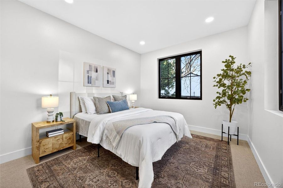Furnished interior view inside a new home in , Denver (Image 30).