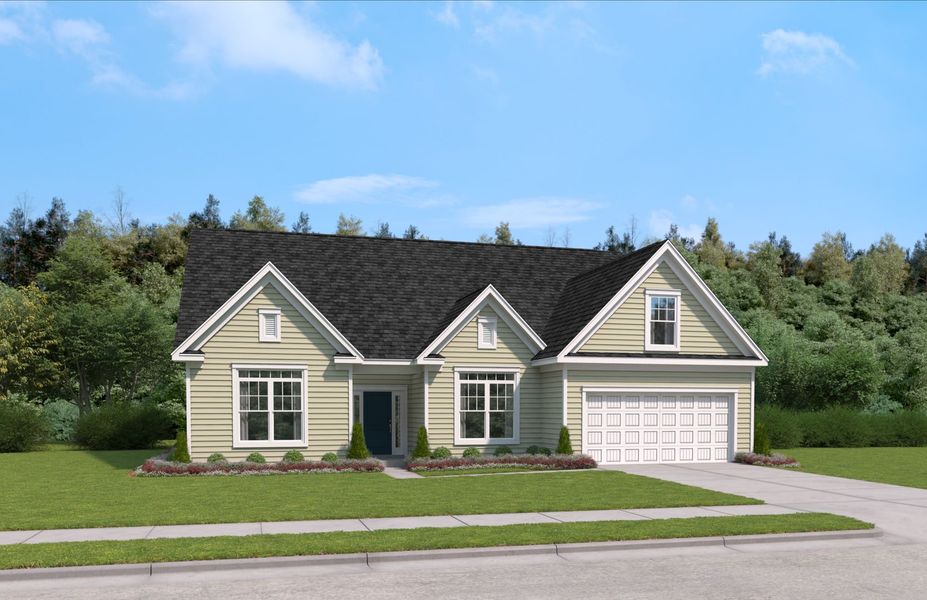 Front exterior of a home in the Parkers Summit community, located in Greer, SC (Image 14).