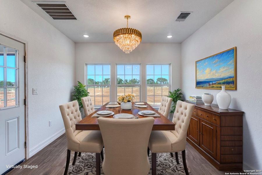 Furnished interior view inside a new home in , Floresville (Image 13).
