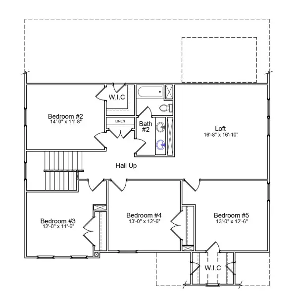 2D floor plan layout of this home in Taylor Oaks, Greenville, SC (Image 3). 2D floor plan layout of this home in Taylor Oaks, Greenville, SC (Image 3).