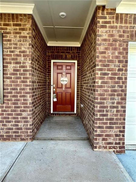 Exterior details and patio area of a home in Wildwood at Avalon, McDonough (Image 4).