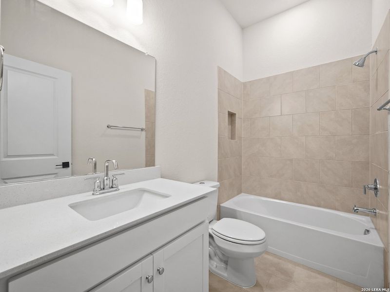 Furnished interior view inside a new home in Morgan Meadows, San Antonio (Image 4).