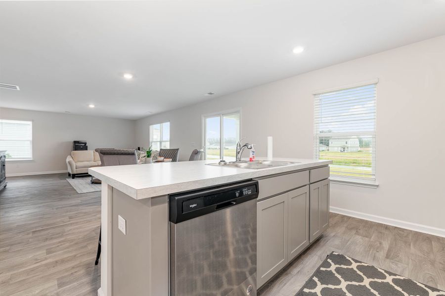 Representative furnished interior of a home built from the GALEN by D.R. Horton in Jordanville Farms, Galivants Ferry (Image 12).