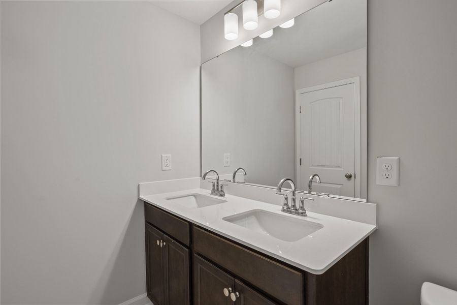 Furnished interior view inside a new home in Georgias Landing, Raleigh (Image 17).