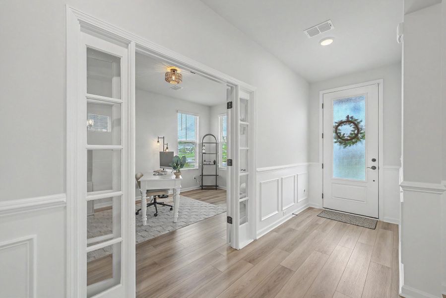 Furnished interior view inside a new home in , Summerville (Image 10). Furnished interior view inside a new home in , Summerville (Image 10).