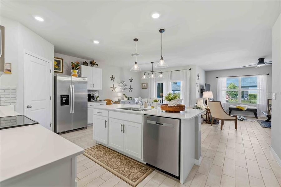 Furnished interior view inside a new home in Burnt Store Village, Punta Gorda (Image 13).