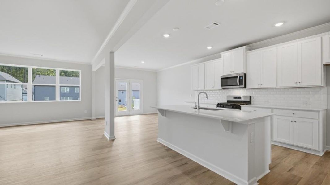 Furnished interior view inside a new home in Hamptons at Riverwood South, Dallas (Image 7).
