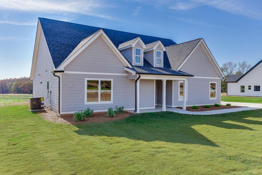 Front exterior of a new home in , Hartwell, GA, highlighting curb appeal (Image 19). Front exterior of a new home in , Hartwell, GA, highlighting curb appeal (Image 19).