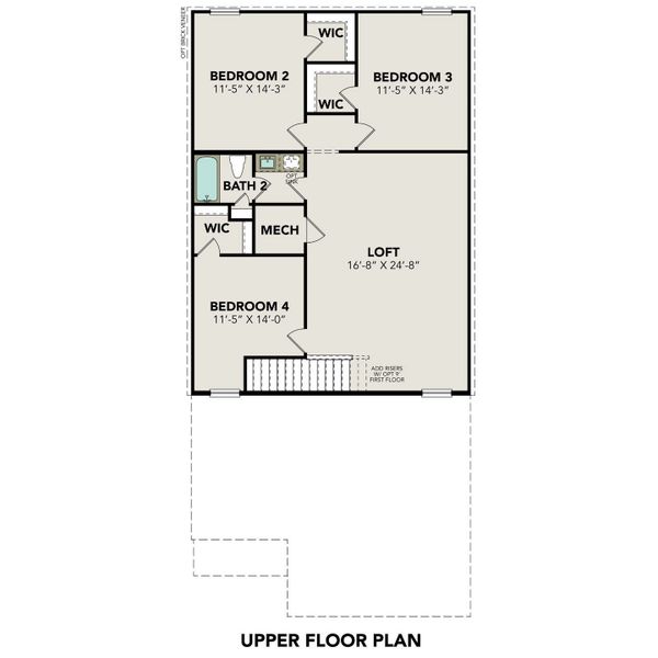 2D floor plan layout for the The San Marcos A by Davidson Homes LLC in Agave, San Antonio, TX (Image 4). 2D floor plan layout for the The San Marcos A by Davidson Homes LLC in Agave, San Antonio, TX (Image 4).