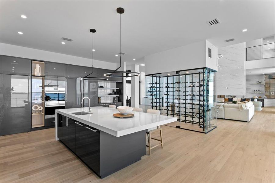 Furnished interior view inside a new home in , Tierra Verde (Image 20).