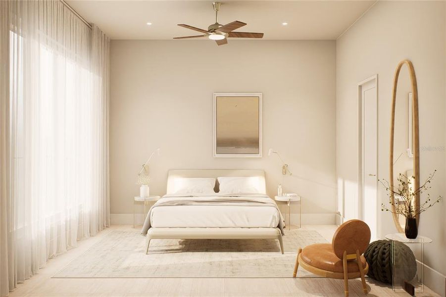 Furnished interior view inside a new home in , Orlando (Image 30). Furnished interior view inside a new home in , Orlando (Image 30).