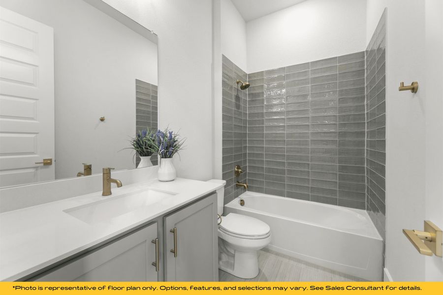 Representative furnished interior of a home built from the St Lucia by Stonefield Homes in Heath Golf and Yacht: Elegante' Series, Heath (Image 19). Representative furnished interior of a home built from the St Lucia by Stonefield Homes in Heath Golf and Yacht: Elegante' Series, Heath (Image 19).