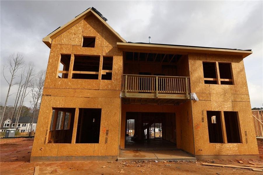 In-progress construction of a new home in Settingdown Farms, Cumming, GA (Image 5).