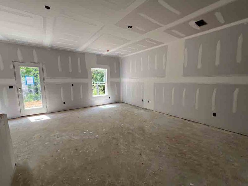 Family Room Construction Progress